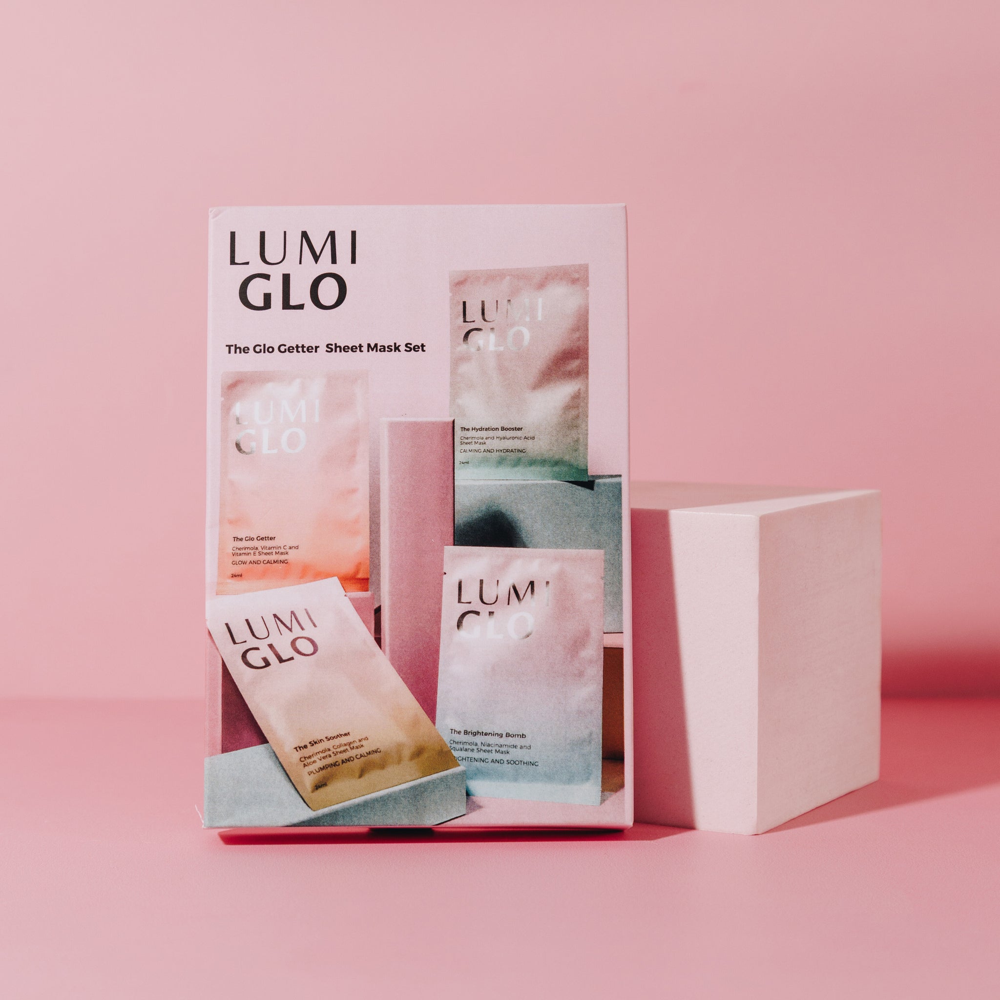 The Glo Getter Sheet Mask Set